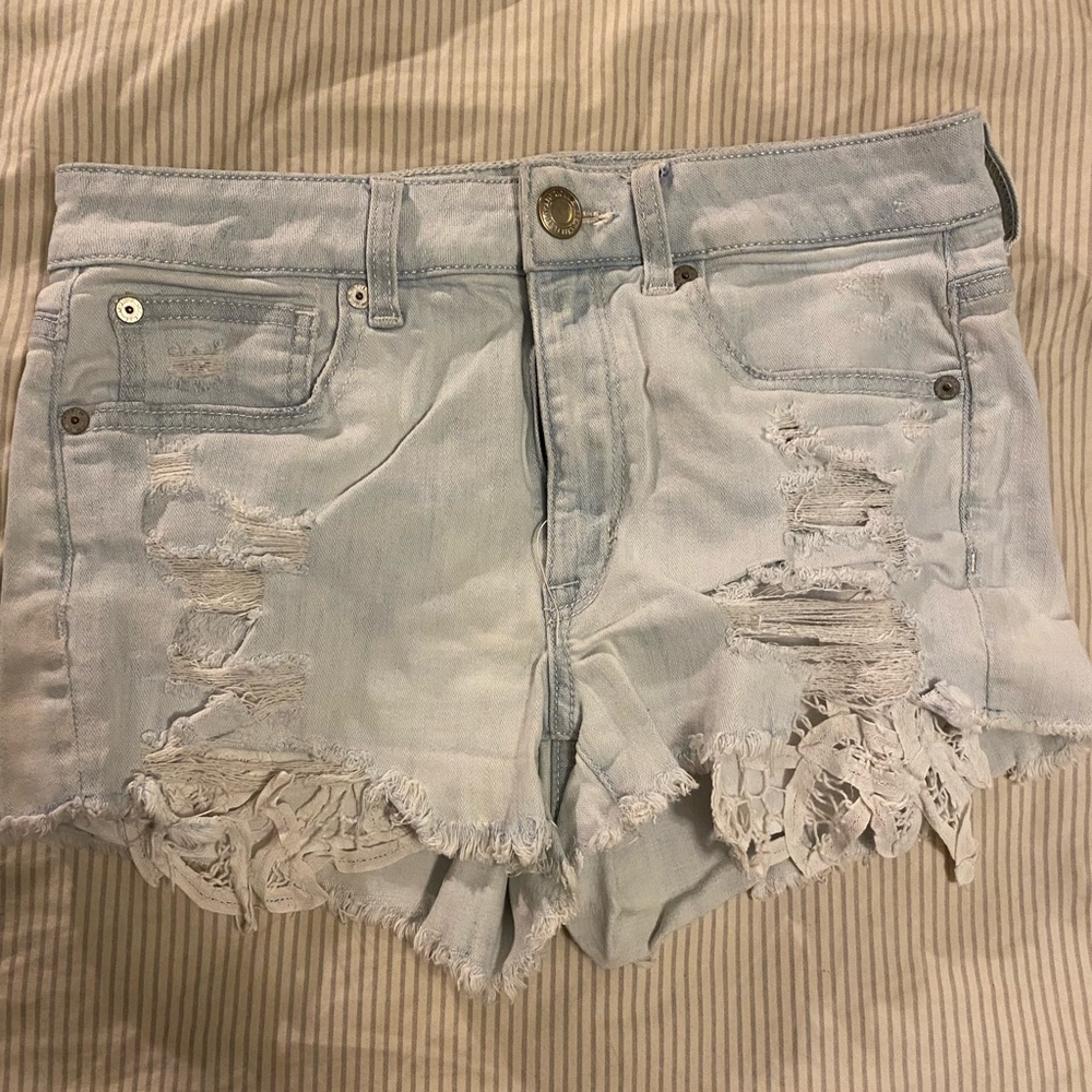 American Eagle jeans shorts with lace